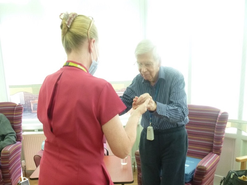 ABBA come to Tupwood Gate Nursing Home Health Care