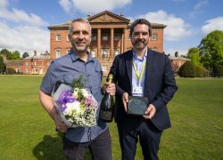 Paul Gibbon with Gareth Williams, Cygnet’s CEO of Social Care services